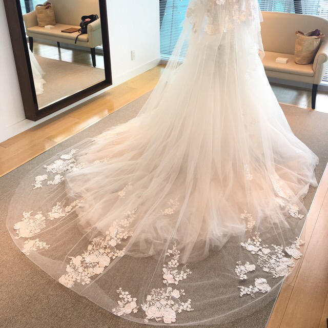 プロノビアス pronovias ロングベール ウェディングベール - ヘッド