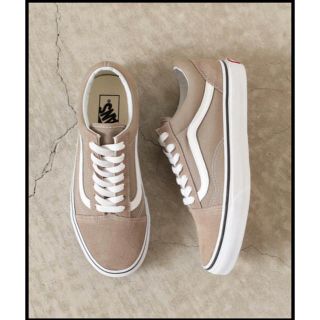 ビューティアンドユースユナイテッドアローズ(BEAUTY&YOUTH UNITED ARROWS)のVANS OLD SCHOOL ベージュ 6h 24.5cm(スニーカー)