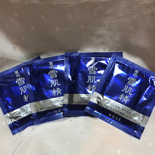 KOSE(コーセー)の雪肌精 ローションマスクサンプル+Kanebo REVUEボディパウダー コスメ/美容のスキンケア/基礎化粧品(パック/フェイスマスク)の商品写真