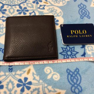 ポロラルフローレン(POLO RALPH LAUREN)の新品ポロラルフローレン POLO RALPH LAUREN 折財布 こげ茶(折り財布)