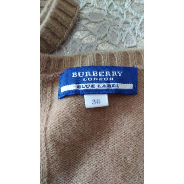 BURBERRY BLUE LABEL(バーバリーブルーレーベル)のバーバリロンドン　ﾕｰｽﾞﾄニットﾞベスト レディースのトップス(ベスト/ジレ)の商品写真