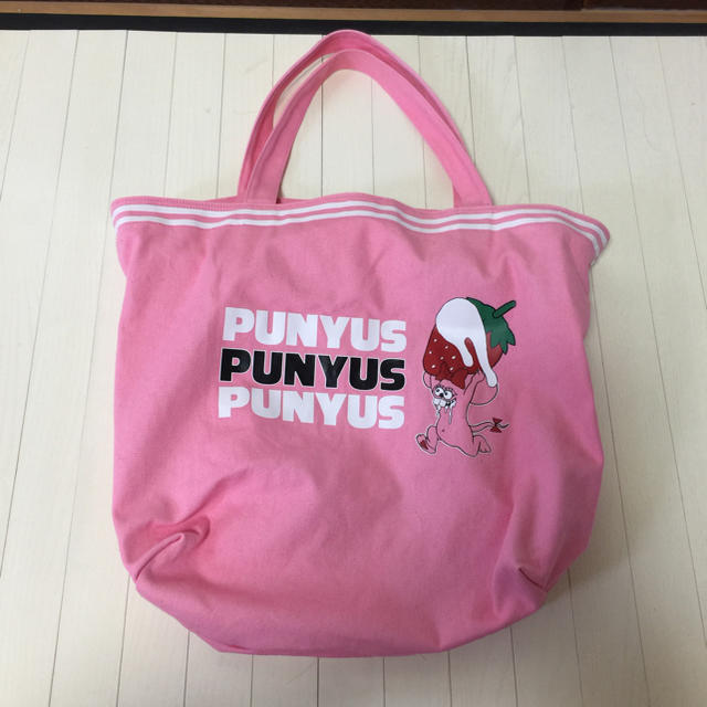 PUNYUS(プニュズ)のピンク トートバッグ レディースのバッグ(トートバッグ)の商品写真