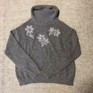 リランドチュール(Rirandture)のリランドチュール  フラワー刺繍ビジューニット(ニット/セーター)