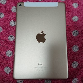 アイパッド(iPad)のiPad mini4 128GB ゴールド 美品(タブレット)