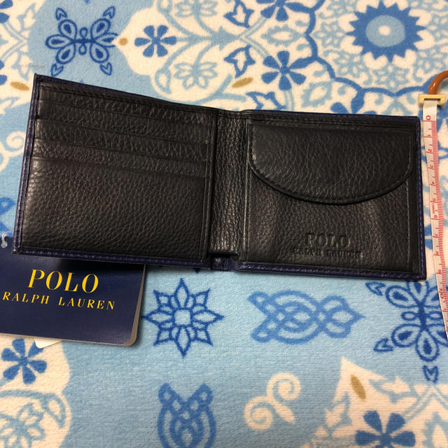 POLO RALPH LAUREN(ポロラルフローレン)の新品ポロラルフローレン POLO RALPH LAUREN 折財布 青 メンズのファッション小物(折り財布)の商品写真