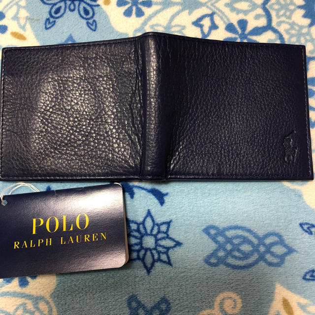 POLO RALPH LAUREN(ポロラルフローレン)の新品ポロラルフローレン POLO RALPH LAUREN 折財布 青 メンズのファッション小物(折り財布)の商品写真