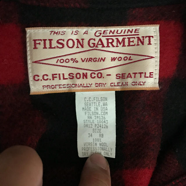 FILSON(フィルソン)のフィルソンマッキーノクルーザー入手困難34希少 メンズのジャケット/アウター(ブルゾン)の商品写真