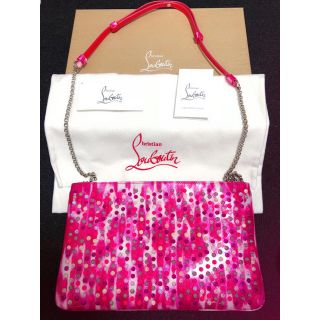 クリスチャンルブタン(Christian Louboutin)の【期間限定値下げ】クリスチャンルブタン16ss ✖️ピンクマーブル(クラッチバッグ)