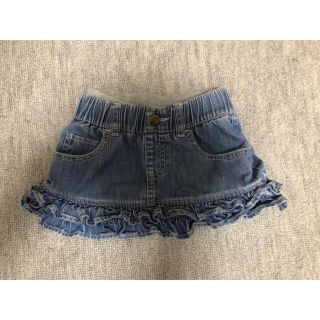 ベビーギャップ(babyGAP)のbaby GAP デニムスカート 90 シミ傷ありません(スカート)