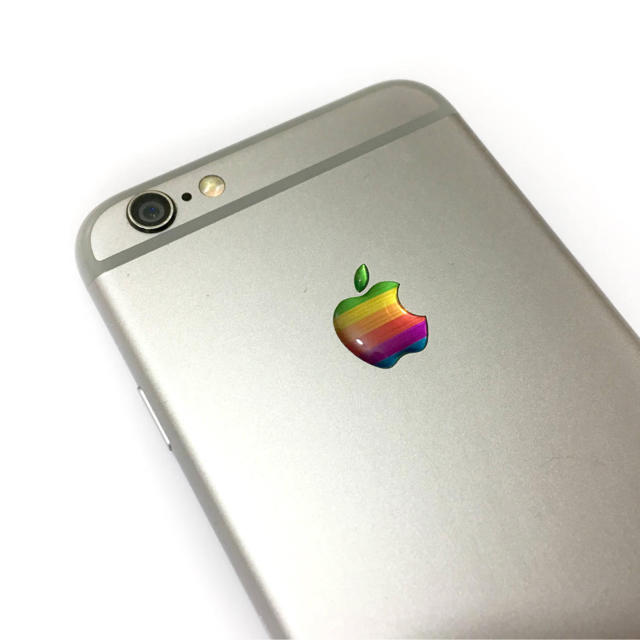 iPhone Apple ロゴ 3D シール・ステッカー RAINBOW3つ入りの通販 iPhone Apple ロゴ 3D シール・ステッカー RAINBOW3つ入りの通販