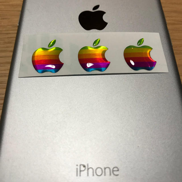 アップル　シール