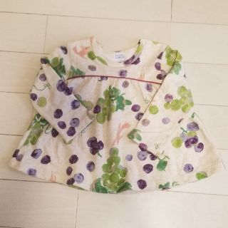 ハッカベビー(hakka baby)の美品♡ハッカベビー♡ブドウ柄♡長袖トップス(Tシャツ/カットソー)