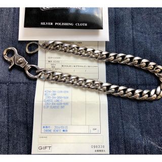 クロムハーツ(Chrome Hearts)の確実正規 クロムハーツ 名古屋購入 クラシック ロングウォレットチェーン (ウォレットチェーン)