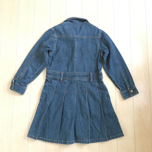 ニッセン(ニッセン)のデニムワンピース💕130 キッズ/ベビー/マタニティのキッズ服女の子用(90cm~)(ワンピース)の商品写真