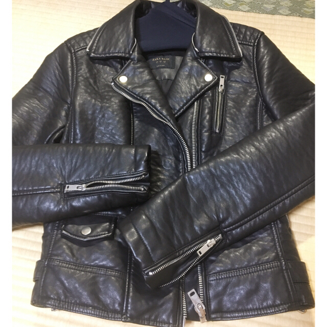 ZARA(ザラ)のライダースジャケット レディースのジャケット/アウター(ライダースジャケット)の商品写真