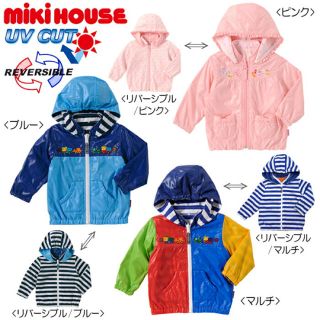 ミキハウス(mikihouse)の中古 ミキハウス（プッチーリバーシブルジャンパー １２０ アウター コート(ジャケット/上着)