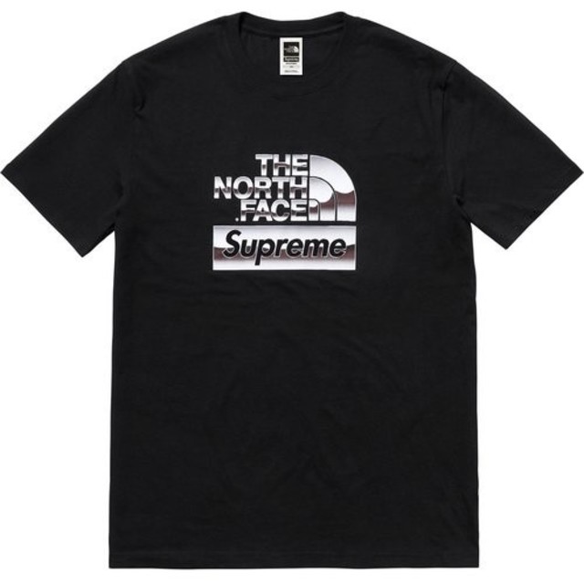 送込M Supreme x TNF Metallic Logo T-shirt