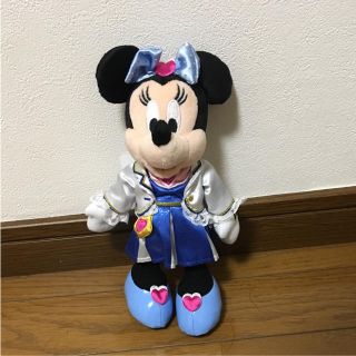 ディズニー(Disney)のディズニー ミニー ロマンスちゃん ぬいば ぬいぐるみバッジ 新品未使用(キャラクターグッズ)