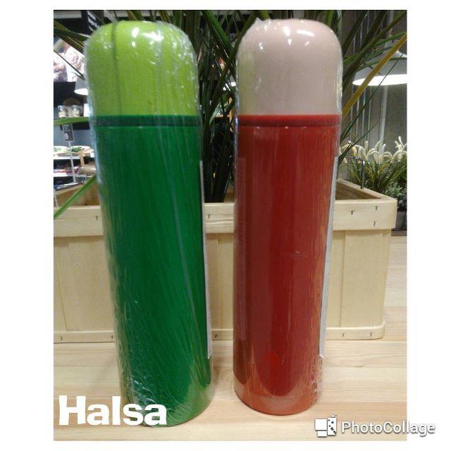 IKEA(イケア)の2個組 北欧IKEA HALSA ステンレス水筒 500ml インテリア/住まい/日用品のキッチン/食器(タンブラー)の商品写真