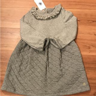 プチバトー(PETIT BATEAU)の新品未使用 プチバトー ワンピース 36m(ワンピース)