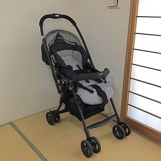 コンビ(combi)の【USED】フットマフ&コンビ メチャカルファーストα エッグショック(ベビーカー/バギー)