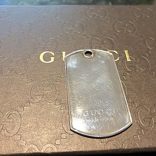 グッチ(Gucci)のGUCCI ドッグタグペンダントヘッド(ネックレス)