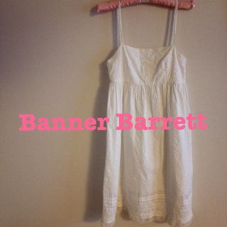 バナーバレット(Banner Barrett)のコットンレースワンピース♡バナーバレット(ひざ丈ワンピース)