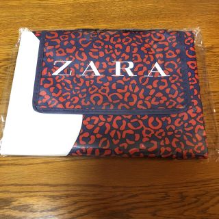 ザラ(ZARA)のZARA ノベルティ ピクニックシート マット ヒョウ柄 ネイビー(ノベルティグッズ)