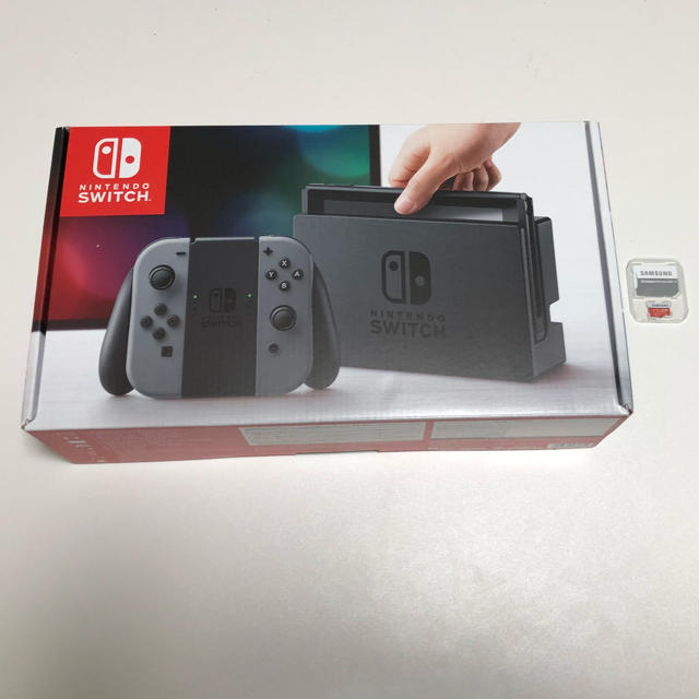 任天堂(ニンテンドウ)のニンテンドースイッチ 128GBカード付 エンタメ/ホビーのゲームソフト/ゲーム機本体(家庭用ゲーム機本体)の商品写真