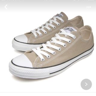 コンバース(CONVERSE)のコンバース スニーカー  ベージュ 23.5㎝(スニーカー)