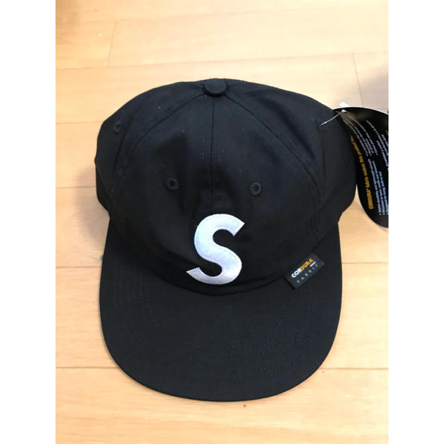 帽子supreme cordura s-logo 6-panel 黒