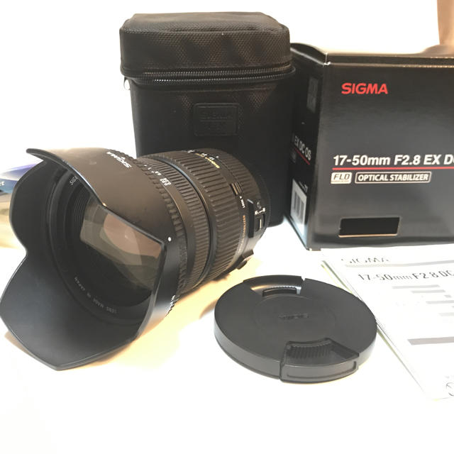 SIGMA(シグマ)の値下げ SIGMA 17-50mm F2.8 EX DC OS シグマ キャノン スマホ/家電/カメラのカメラ(レンズ(ズーム))の商品写真