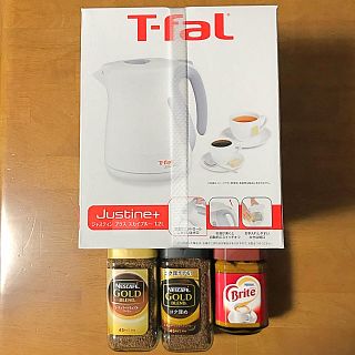 ティファール(T-fal)の新品・未使用  ティファール電気ケトル １.２Ｌ、コーヒー２種・ブライト 詰合せ(電気ケトル)