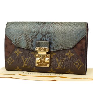 ルイヴィトン(LOUIS VUITTON)の中古 ルイヴィトン ポルトフォイユ パイソン リザード オーストリッチ 長財布(財布)