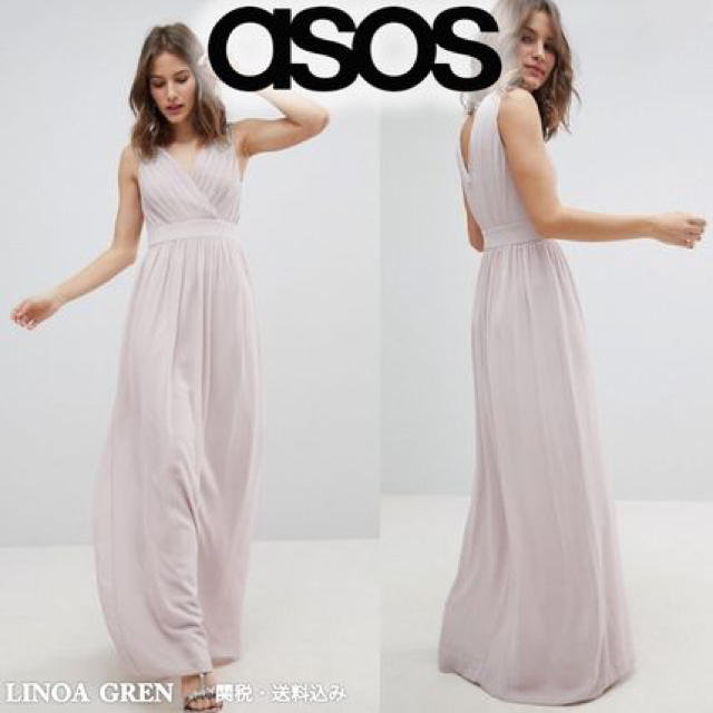 新品 ASOS フロントラップドレス TFNC