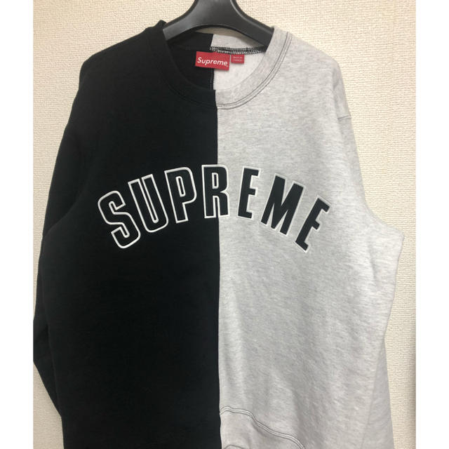 Supreme - Supreme Split Crewneck Sweatshirt 18FW の通販 by ...