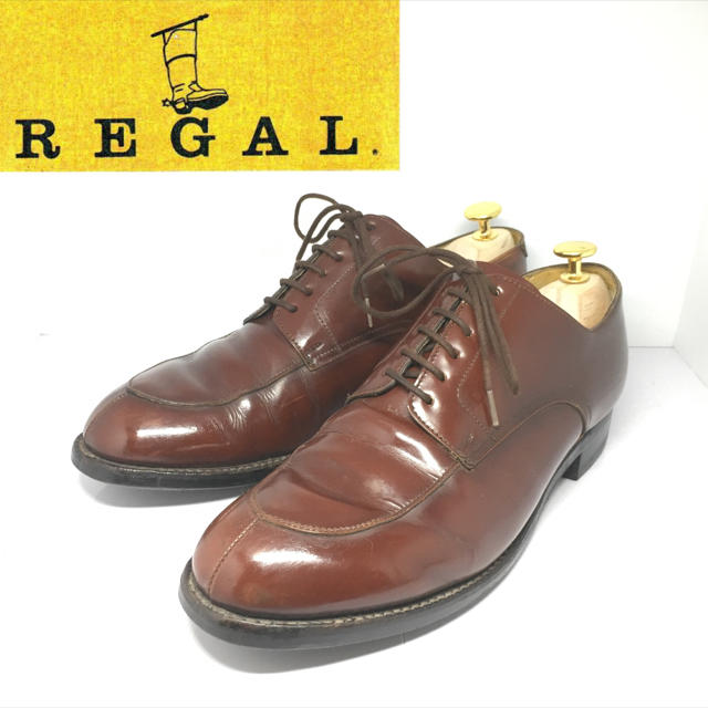 REGAL 25.5cm リーガル 革靴 ビジネスシューズ Vチップ
