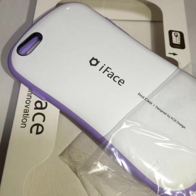 iFace iPhone，6、6Sハードケース パープルの通販 by スマホ's shop｜ラクマ