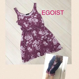 エゴイスト(EGOIST)のEGOIST☆花柄ワンピース(ミニワンピース)