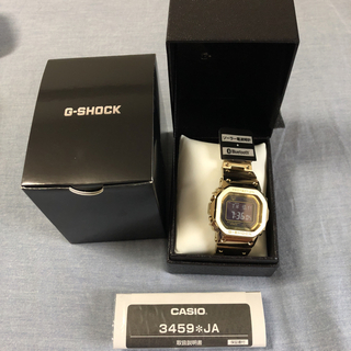 ジーショック(G-SHOCK)のCASIO G-SHOCK 35周年 GMW-B5000GD-9JF ゴールド(腕時計(デジタル))