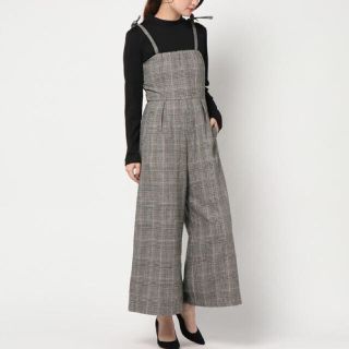 セシルマクビー(CECIL McBEE)のセシルマクビー☆チェックサロペット セット 新品(サロペット/オーバーオール)