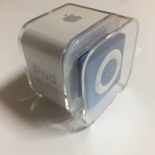 アップル(Apple)のあき様専用Apple iPod shuffle 2GB ブルー MC751J/A(ポータブルプレーヤー)