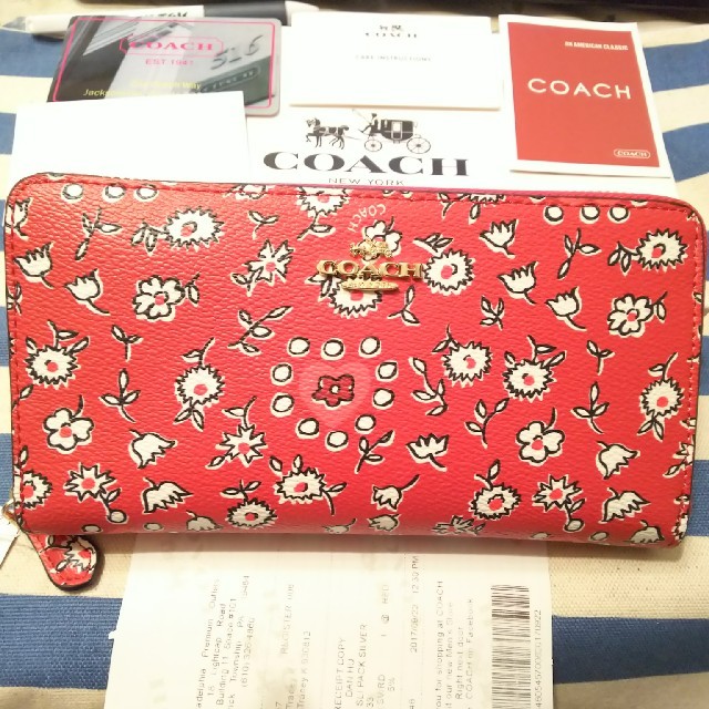 コーチCOACH長財布ウォレットF57832