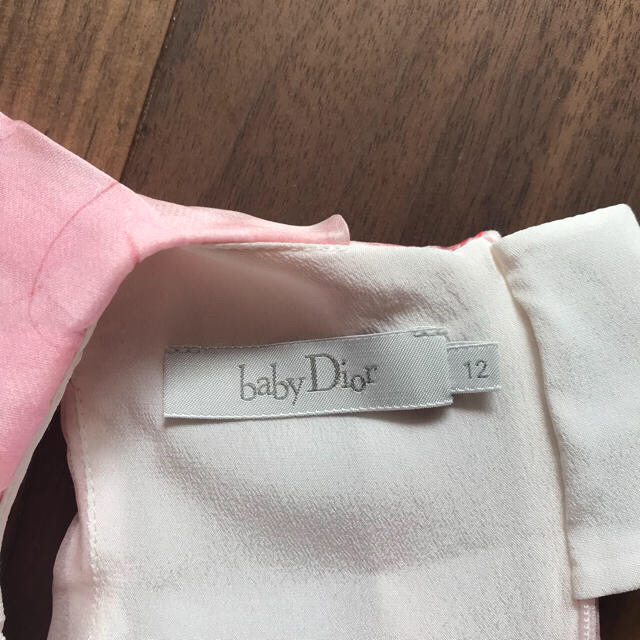 baby Dior(ベビーディオール)のDiorワンピース12m キッズ/ベビー/マタニティのベビー服(~85cm)(ワンピース)の商品写真