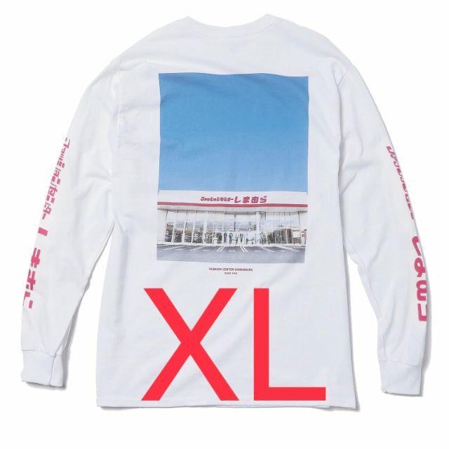 しまむら(シマムラ)のXLサイズ ZOZOTOWN × しまむら コラボ ロンT ホワイト 白 ゾゾ メンズのトップス(Tシャツ/カットソー(七分/長袖))の商品写真