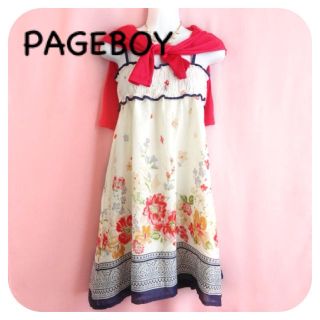 ページボーイ(PAGEBOY)のPAGEBOY  花柄ワンピ(ミニワンピース)