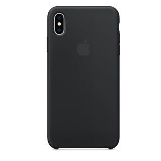 アップル(Apple)のiPhoneXS iPhoneX シリコーンケース アップル純正ケース ブラック(iPhoneケース)