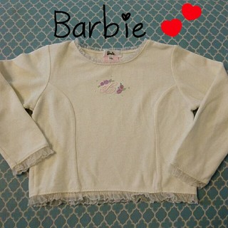 バービー(Barbie)のバービー ベロア長袖カットソー 110(Tシャツ/カットソー)