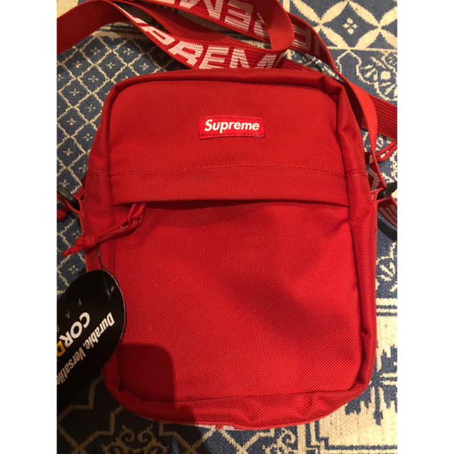 supreme  SS18 shoulder bag red