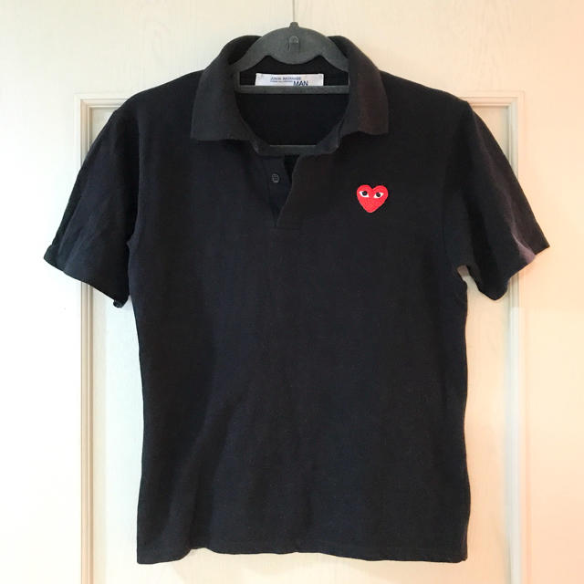 COMME des GARCONS(コムデギャルソン)のジュンヤワタナベCOMME des GARCONS ギャルソンハート ポロシャツ メンズのトップス(ポロシャツ)の商品写真